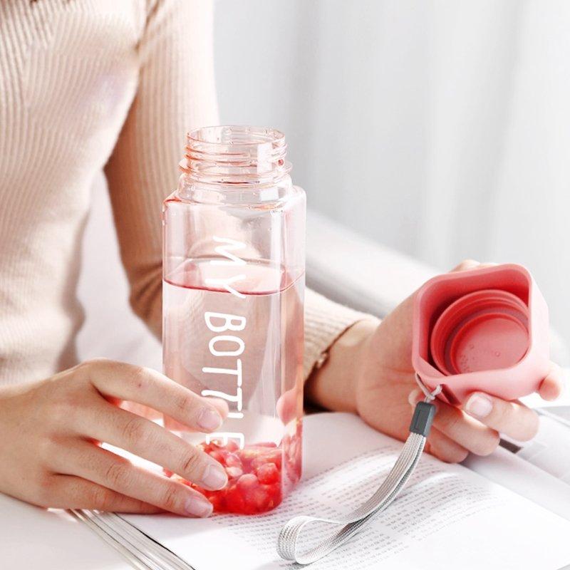 Garrafa De Água Squeeze Quadrada My Bottle – 450ml