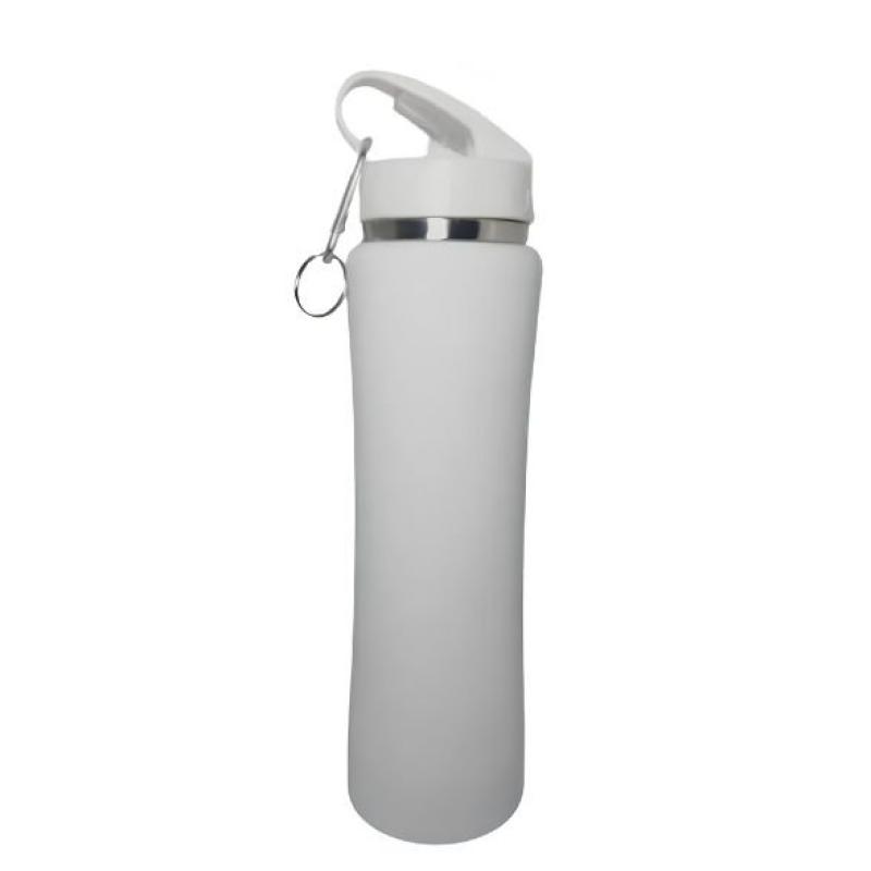 Garrafa Térmica Inox 600ml com Mosquetão e Tampa Rosqueável