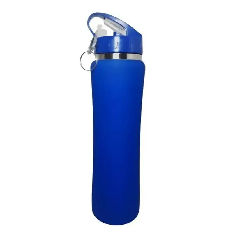 Garrafa Térmica Inox 600ml com Mosquetão e Tampa Rosqueável