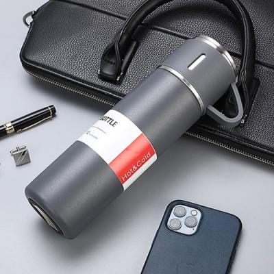 Garrafa Termica de Inox Quente ou Frio Tampa Copo 500ML