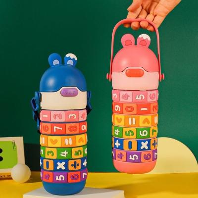 Garrafa Térmica Infantil Educativa Tabuada Números – 430 ML