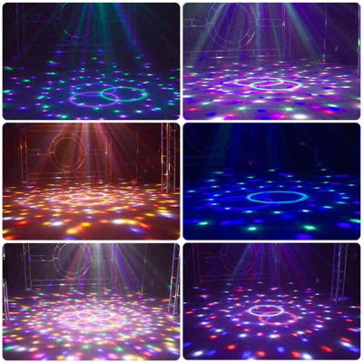 Globo Bola Maluca Led Magic Cristal Rgb Bluetooth Som MP3 Pen Drive