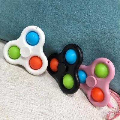 Hand Spinner Brinquedo Pop It Ant Stress Colorido 3 Pops