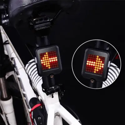 Lanterna Traseira Bike Inteligente Seta Automática Luz Freio Led