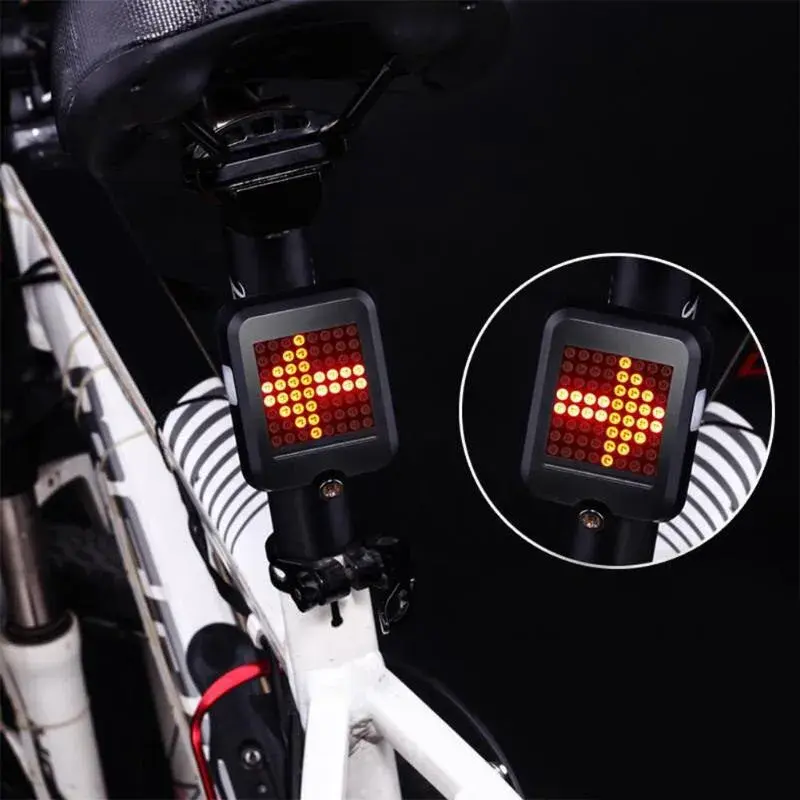 Lanterna Traseira Bike Inteligente Seta Automática Luz Freio Led