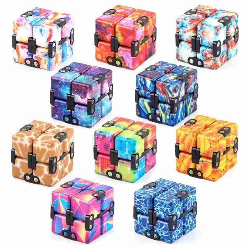 Infinity Cube Espacial – Cubo Infinito Colorido Fidget Anti Stress