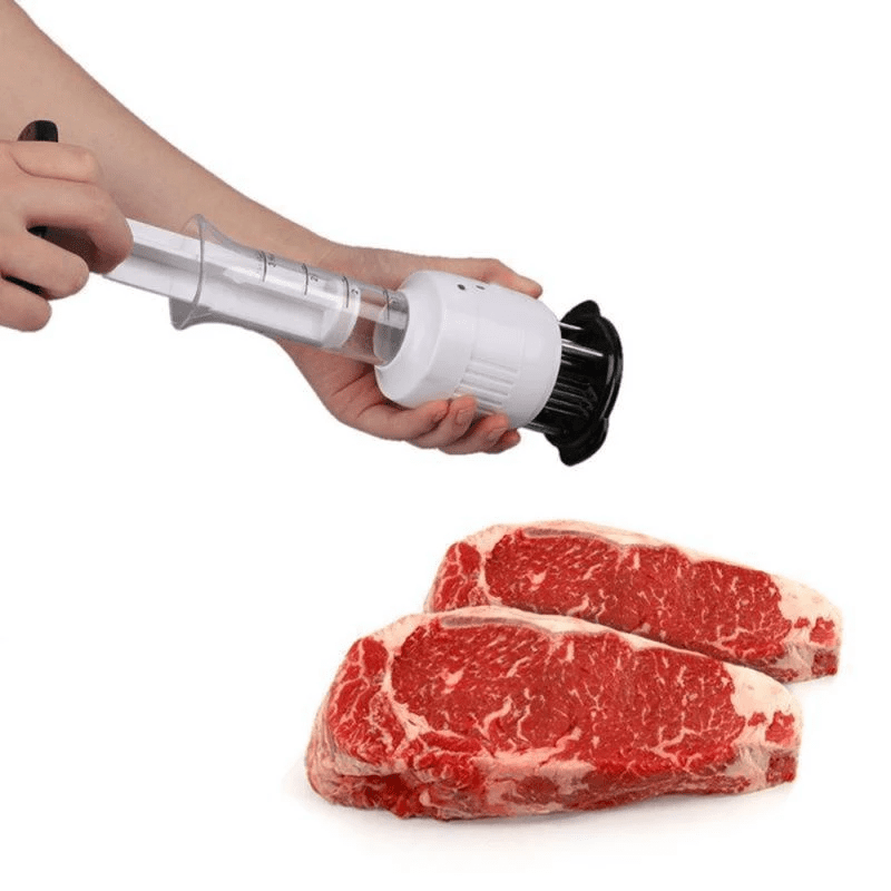 Injetor de Temperos e Amaciador para Carnes Seringa 90ml