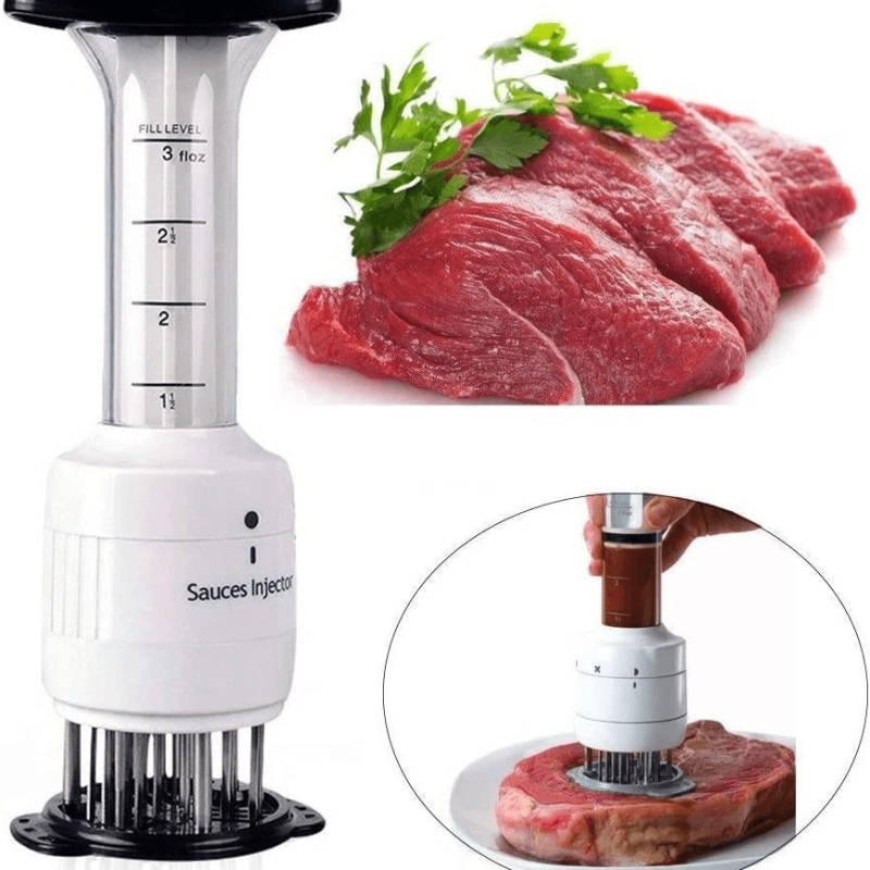 Injetor de Temperos e Amaciador para Carnes Seringa 90ml
