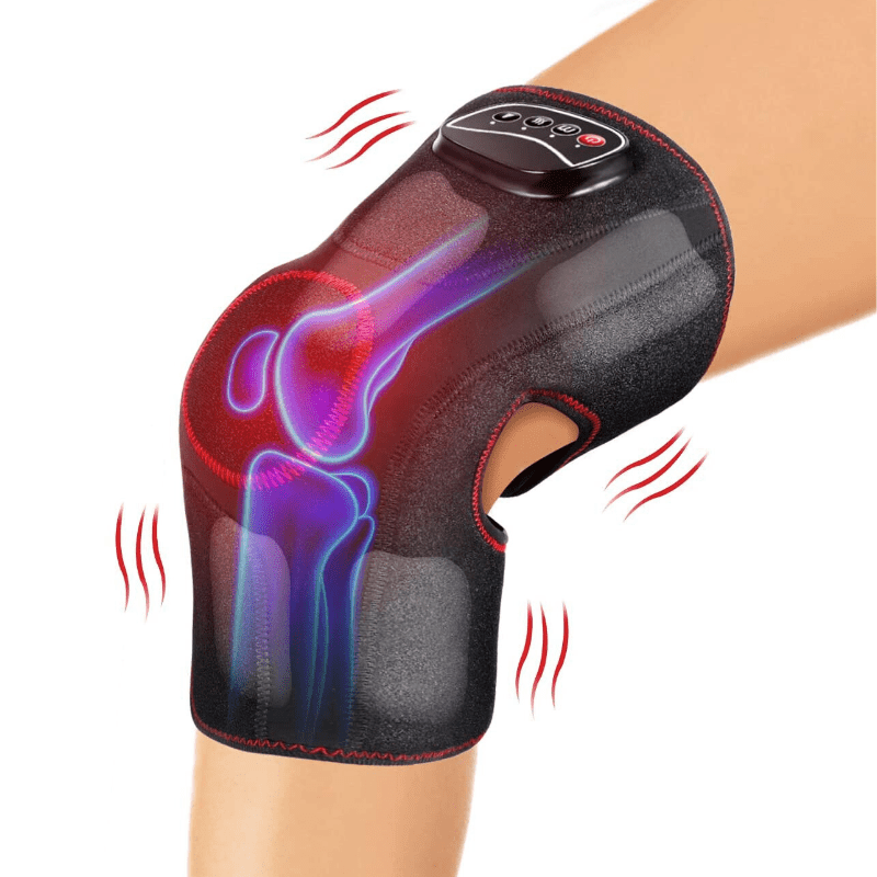 Joelheira Massageadora Eletrica Para Alivio de Dores e Desconfortos