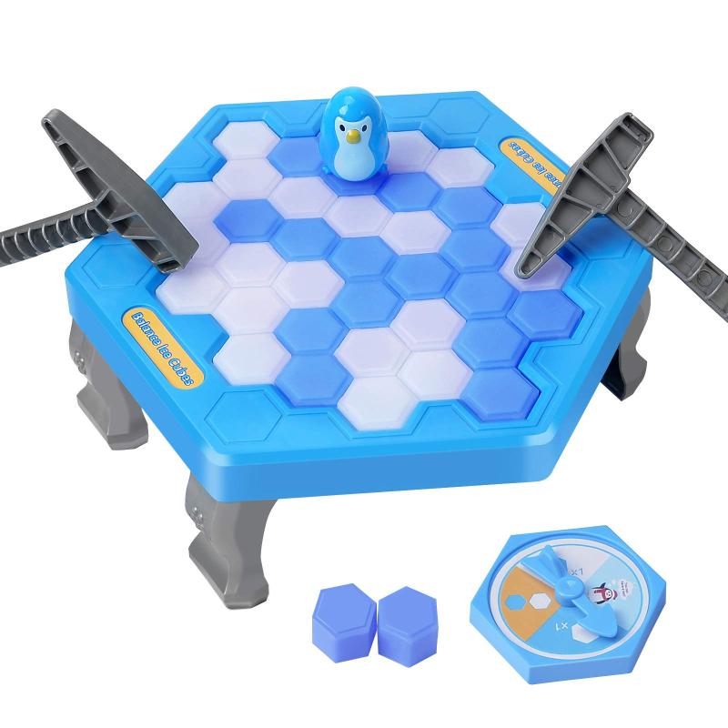 Jogo Infantil Pinguim Numa Fria Quebra Gelos Tabuleiro