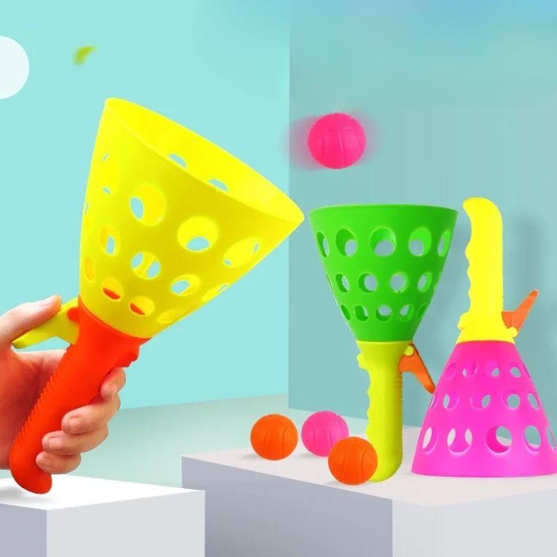 Jogo Lançador Pega Bolinha Catapulta