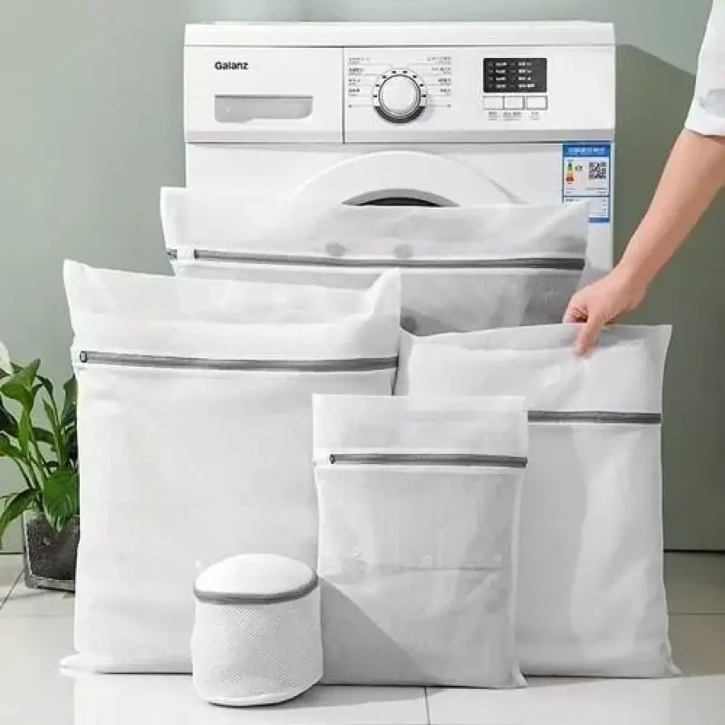 Kit 5 Sacos Protetores para Lavar Roupas na Máquina