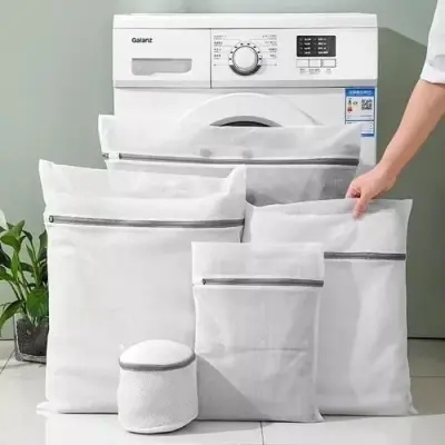 Kit 5 Sacos Protetores para Lavar Roupas na Máquina