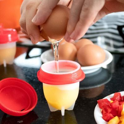 Kit com 6 Formas de Silicone para Cozinhar Ovos