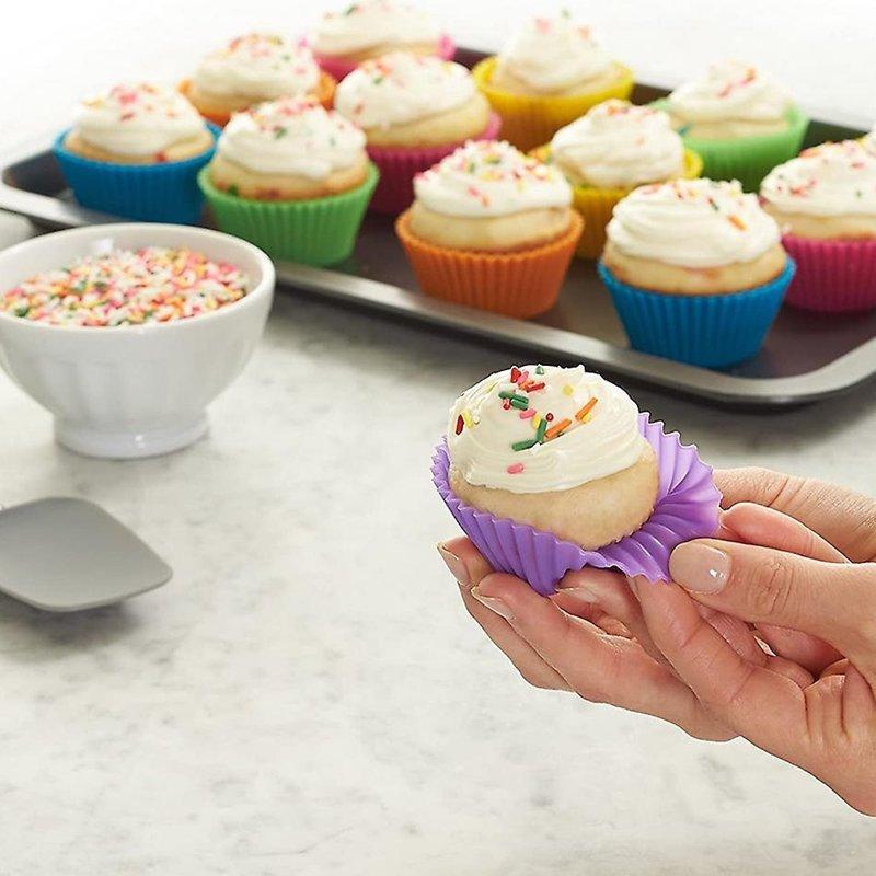 Kit Forminha De Silicone Cupcake – 12 Peças