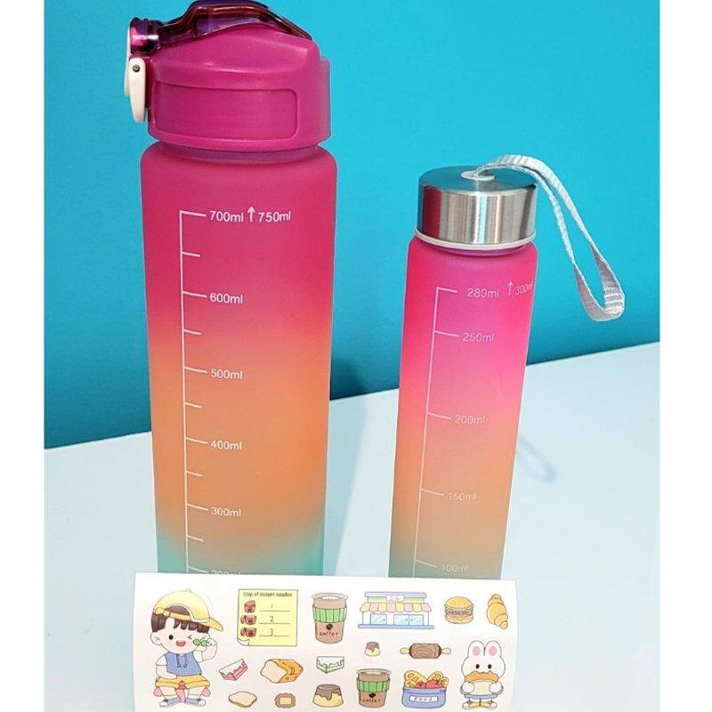 Kit Garrafa Squeeze Colorida – 02 Peças