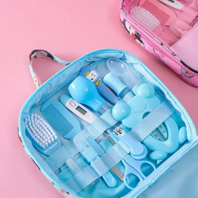 Kit Higiene e Cuidados para Bebê Recém-Nascido 13 Peças
