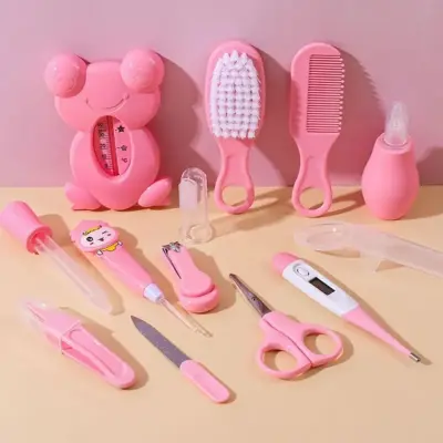 Kit Higiene e Cuidados para Bebê Recém-Nascido 13 Peças