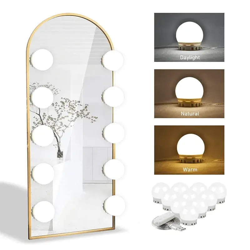 Kit Luz Camarim 3 Cores – 10 Lâmpadas Led Auto-colantes