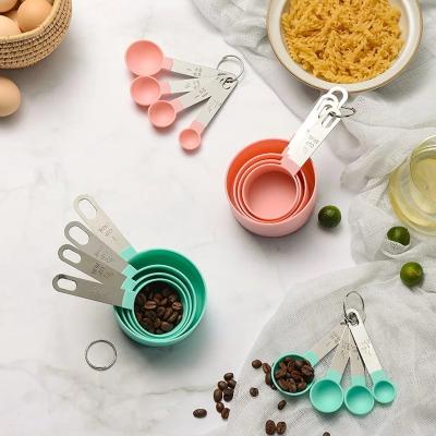 Kit Medidor Culinário Colher Copo Em Aço Inox – 08 Peças