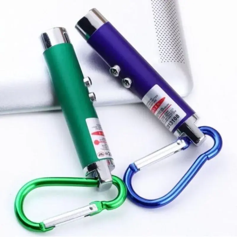 Kit Mini Chaveiro Lanterna Luz Laser – 12 Peças