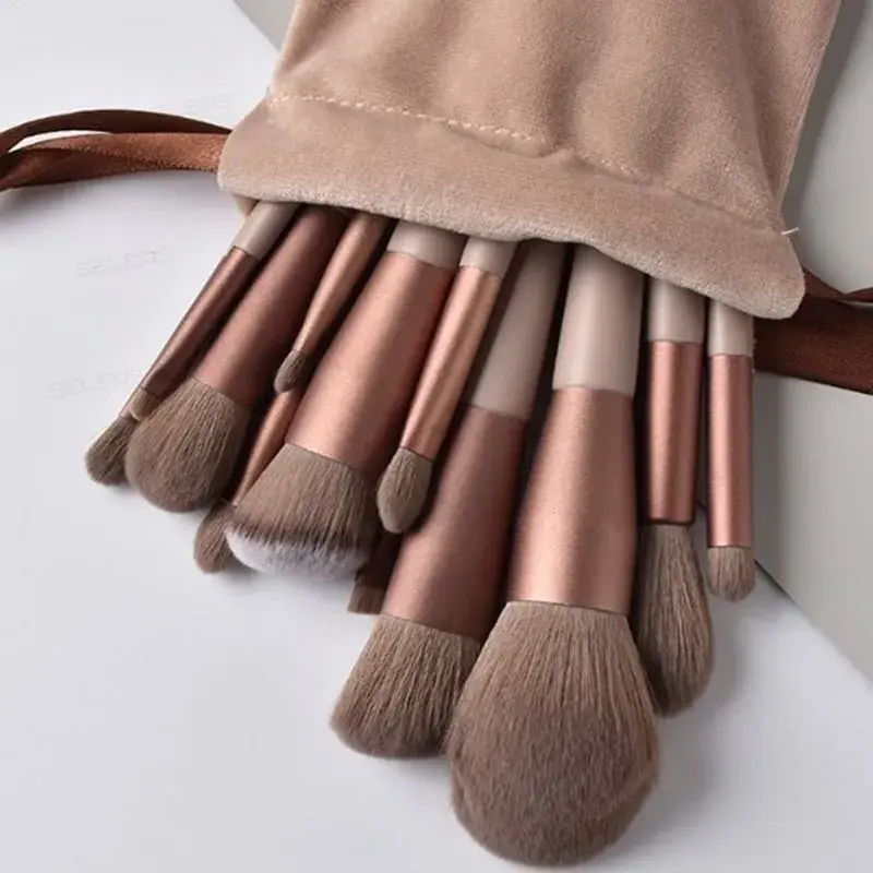 Kit Pincel de Maquiagem – 13 Peças