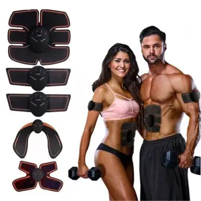 Kit Tonificador Muscular Elétrico 5 em 1 Smart Fitness Series Abdômen Pernas Bumbum