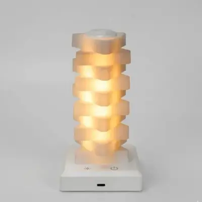 Lâmpada de Mesa Colorida RGB com Controle de Toque e 6 Modos de Luz