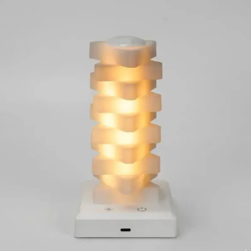 Lâmpada de Mesa Colorida RGB com Controle de Toque e 6 Modos de Luz