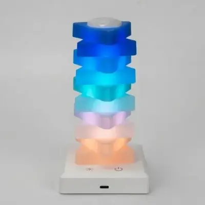Lâmpada de Mesa Colorida RGB com Controle de Toque e 6 Modos de Luz
