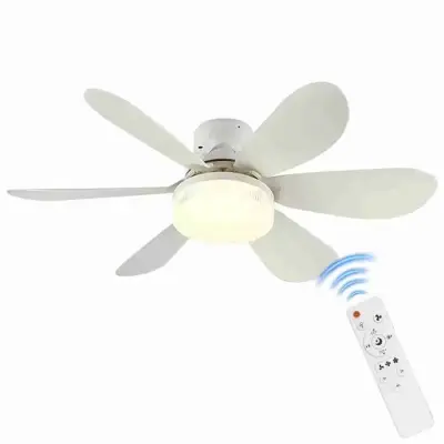 Lâmpada Luminária Ventilador De Teto C/ Controle Remoto – 60W