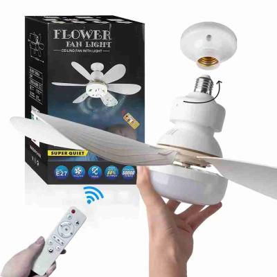 Lâmpada Luminária Ventilador De Teto C/ Controle Remoto 30W