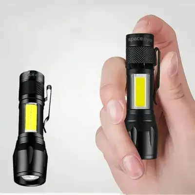Lanterna Mini LED Recarregável USB