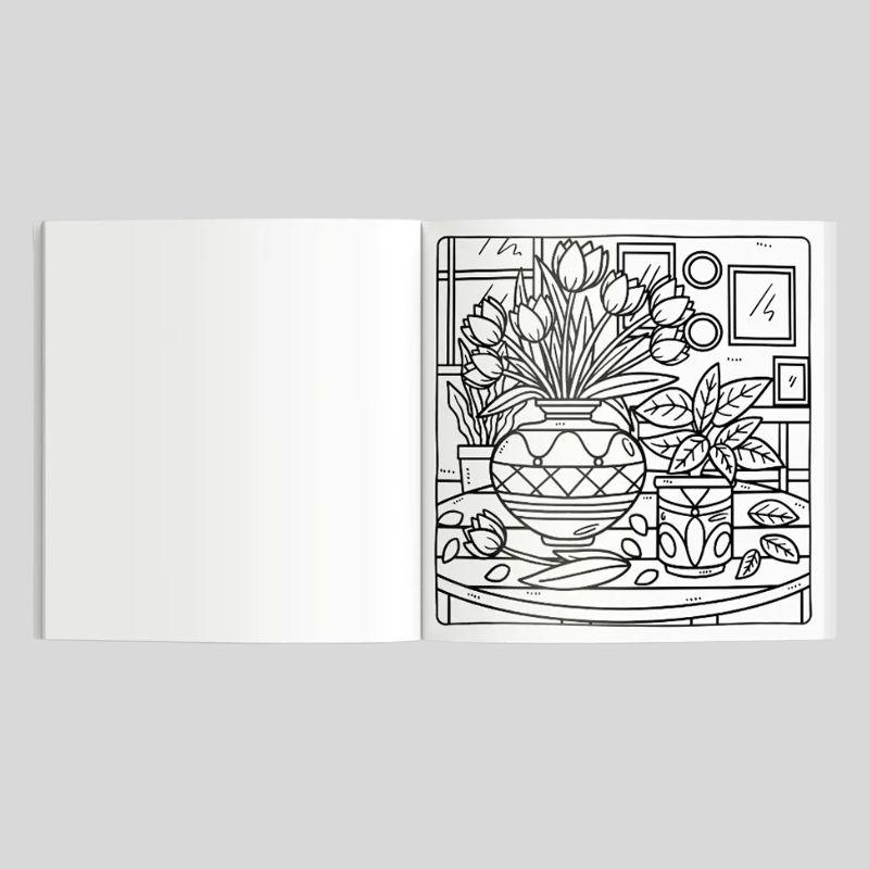 Livro De Colorir Cute & Comfy Tik Tok