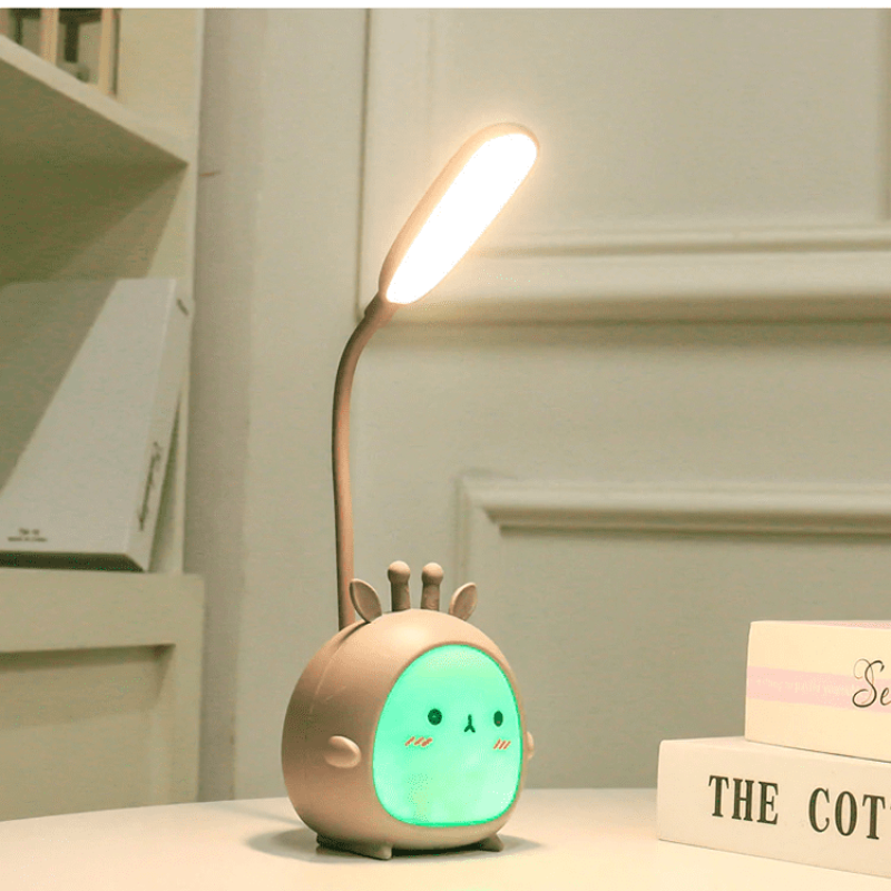 Luminária Abajur Led Colorido Bichinhos Bateria Recarregável Usb