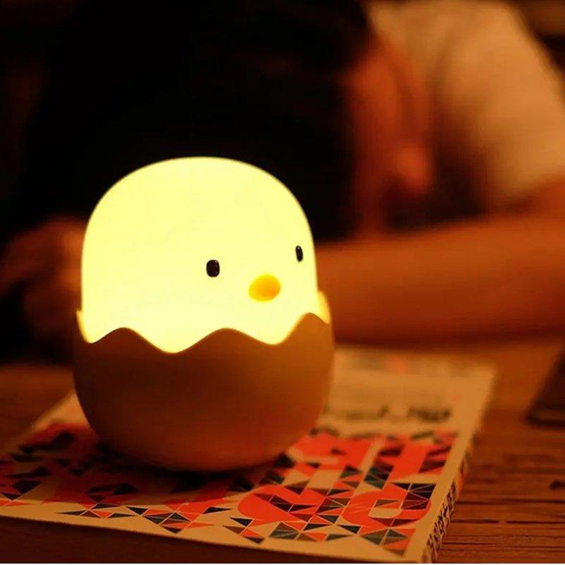 Luminaria Infantil Decorativa Casca De Ovo Silicone
