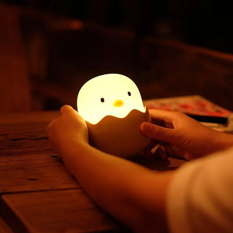 Luminaria Infantil Decorativa Casca De Ovo Silicone