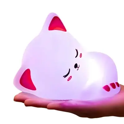 Luminária LED Decorativa de Gato