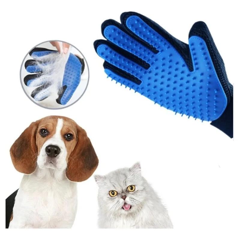Luva Pet Escova Tira Remove Pelo Cachorro Gato Nano Magnética