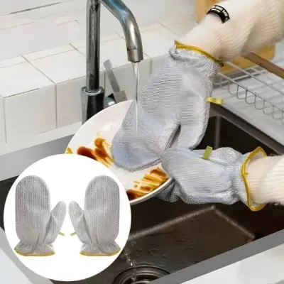 Luvas de Limpeza Eficientes para Lavar Pratos Louças Multiuso