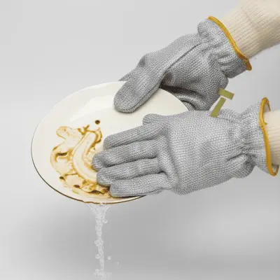Luvas de Limpeza Eficientes para Lavar Pratos Louças Multiuso