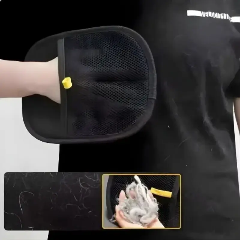 Luvas Removedoras de Pelos Dupla Face para Pets, Roupas e Sofás