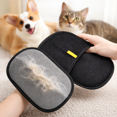 Luvas Removedoras de Pelos Dupla Face para Pets, Roupas e Sofás