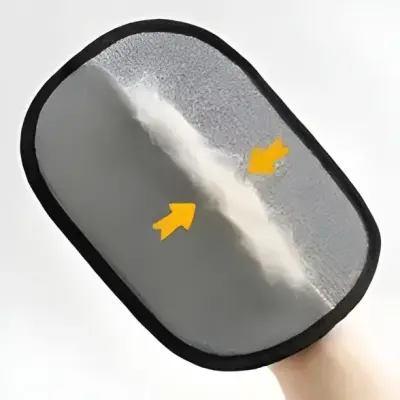 Luvas Removedoras de Pelos Dupla Face para Pets, Roupas e Sofás