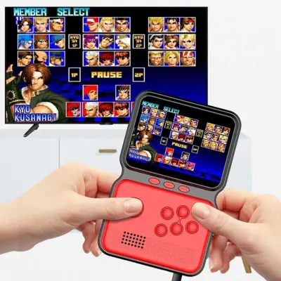 Mini Vídeo Game Portátil de Mão 900 Jogos Game Box Power M3