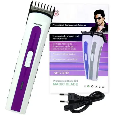Máquina de Cortar Cabelo Bivolt Recarregável Aparador de Pelos Barba Bigode