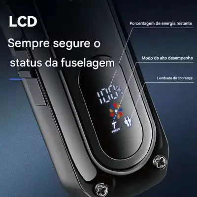 Máquina De Corte Profissional Turbo Com Base De Carga Kemei 5082
