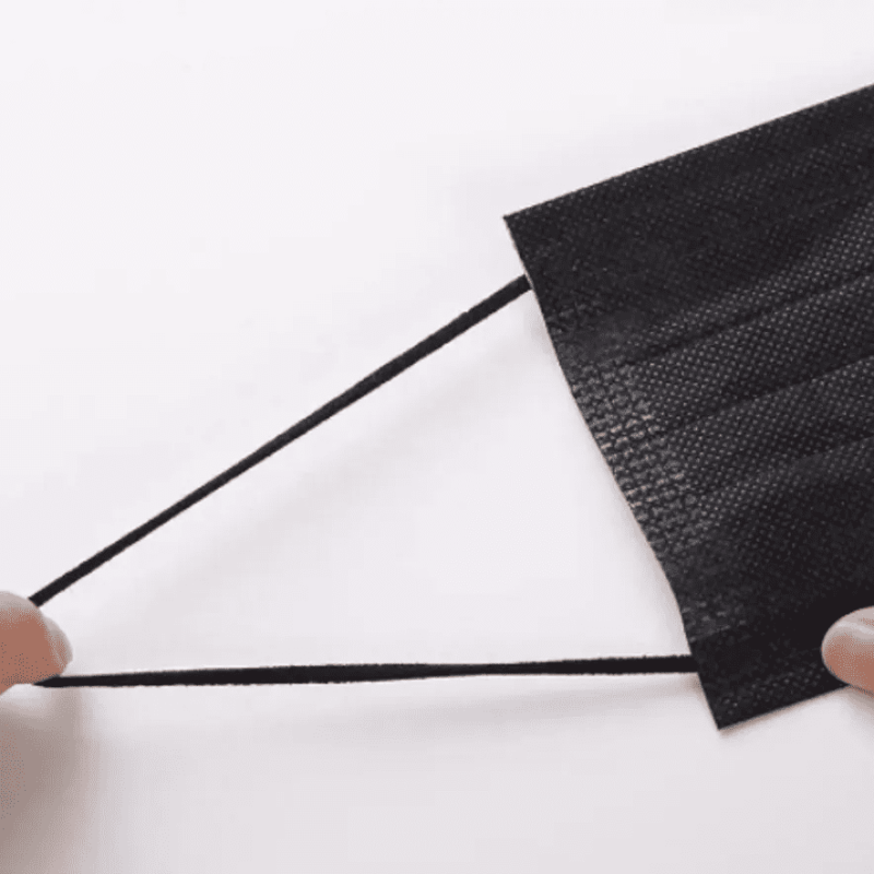 Máscara Descartável de Proteção Tripla Preta – Face Mask – Caixa com 50 Unidades