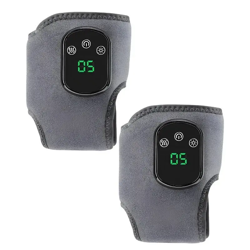 Massageador Elétrico Sem Fio para Tornozelo com Compressão Quente e Vibração