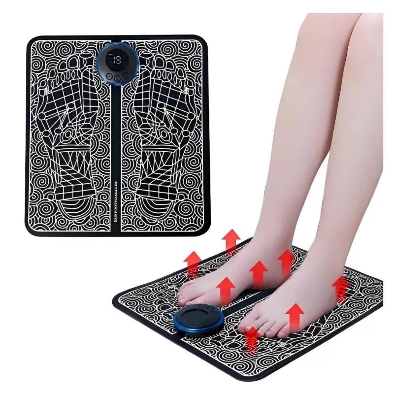 Massageador Tapete Para Pés Pernas Ems Magnético Relaxante Pro